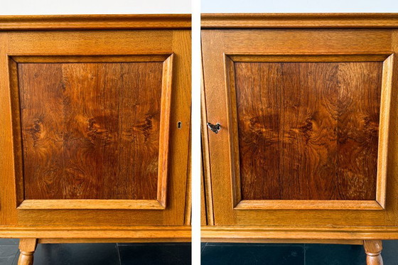 Image 1 of Vintage Mid - Century Sideboard - 2 Doors - Wood - 1960s