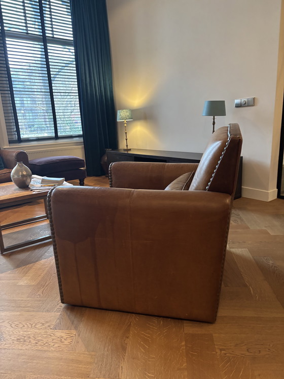 Image 1 of Set van twee leren fauteuils Ascension Latorre