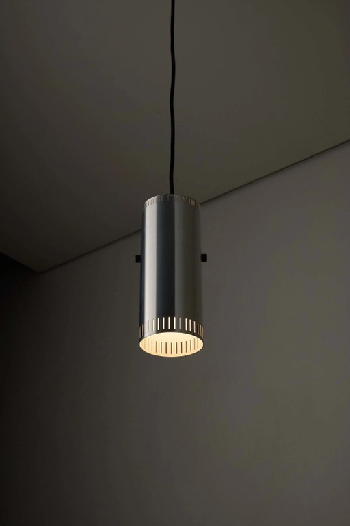 Lámpara colgante "Cylinder" de aluminio de Jo Hammerborg para Fog & Mørup, años 60