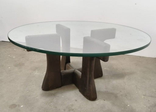 Mesa de centro brutalista
