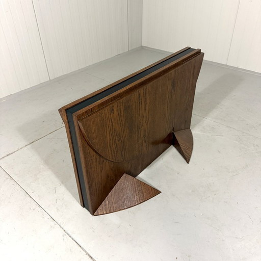Art Deco architectural folding coffee table
