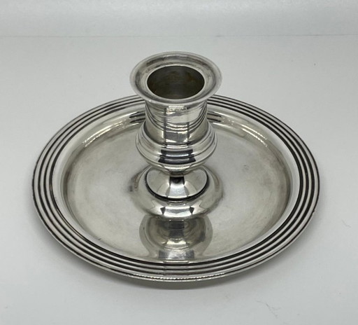 Candeliere da camera da letto Christofle in metallo argentato