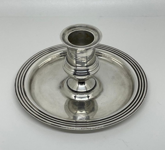 Image 1 of Bougeoir de chambre Christofle en métal argenté