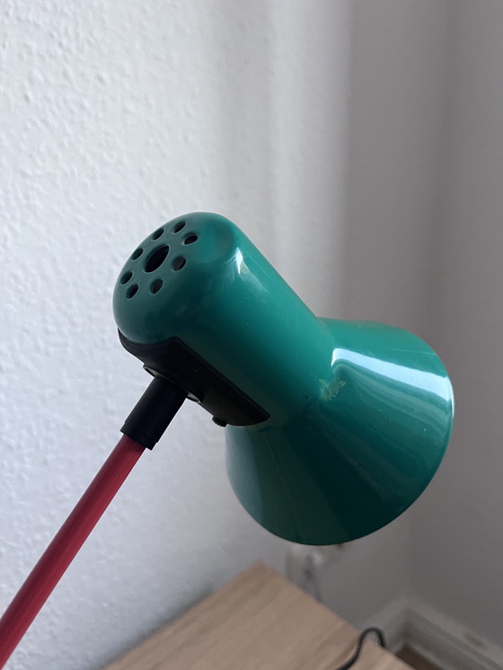 Image 1 of Vintage Veneta Lumi Z1-90 tafellamp | Memphis-stijl | Italiaans design uit de jaren 80/90 | Meerkleurig