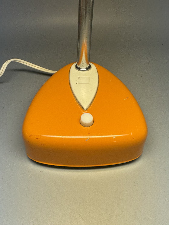 Image 1 of Zeldzame Matsushita / National tafellamp – model FS-193E – beige/oranje – 1970