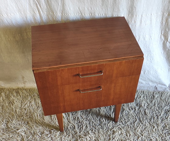 Image 1 of Wooden side table/bedside table - mid-20th century