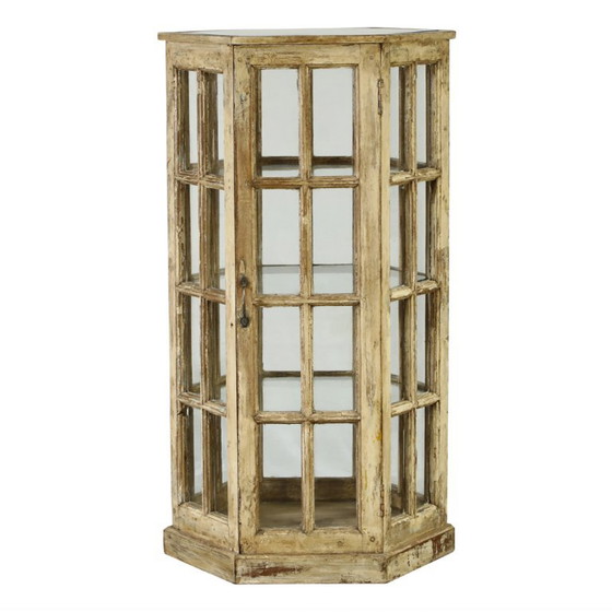 Sechseckige Vitrine CASE – Glas, Metall (photo 9 of 9)