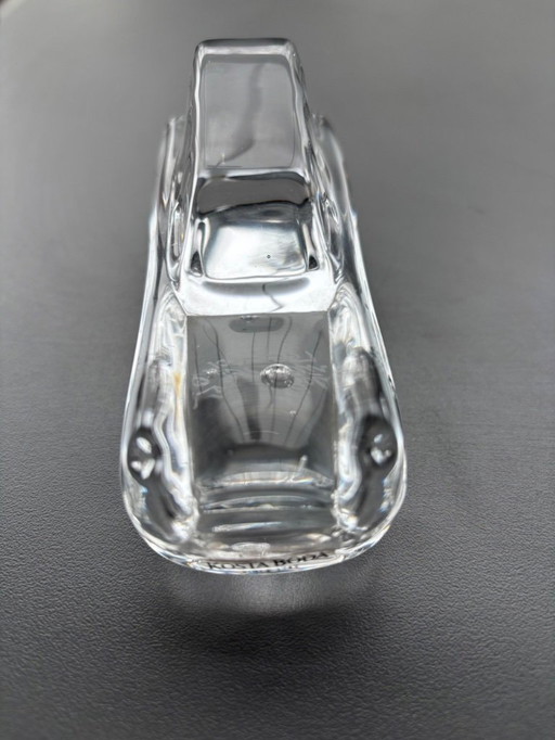 Kosta Boda Car-Toons Modèle de voiture transparent 90357 Olle Brozen