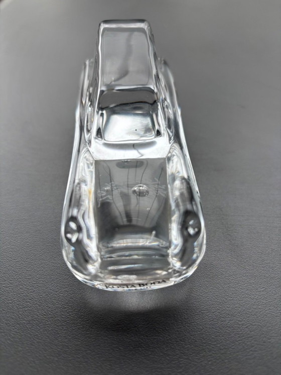 Image 1 of Kosta Boda Car-Toons Modèle de voiture transparent 90357 Olle Brozen