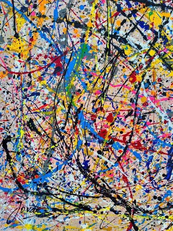 Image 1 of Jovan Srijemac (1962) - Imaginez-la parmi les couleurs