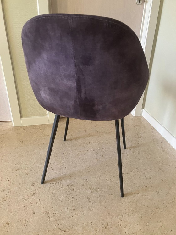 Image 1 of sedie a secchiello in nabuk tavolo da pranzo (4)