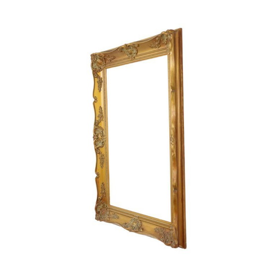 Image 1 of Large Gold-Colored Pine Frame 94cm