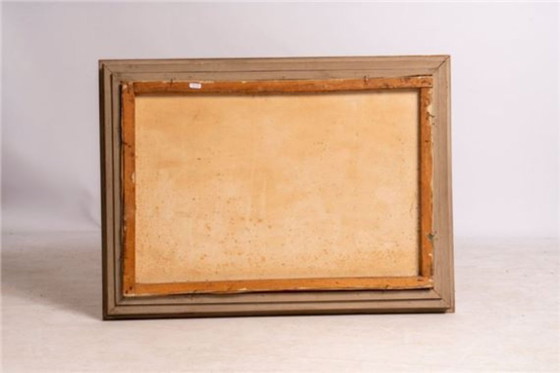 Marcel Gotène The Parade, Dated 1963 Oil on Canvas – Paintings & Drawings, Wood (photo 5 of 5)