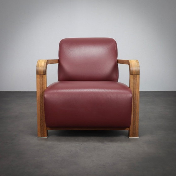 Image 1 of Een paar Hemingway-fauteuils van Hugo de Ruiter, Nederland, jaren 90.