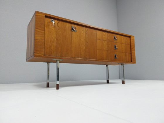 Image 1 of Vintage Teak Sideboard by Alfred Hendrickx for Belform, 1960s