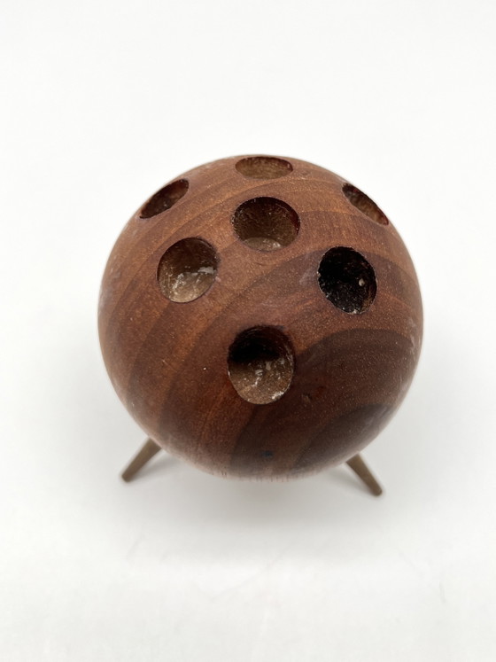 Carl Auböck Modello 4661 attribuito – Portacandele vintage in legno, Vienna circa 1955 – Auböck attr., Wood (photo 8 of 11)