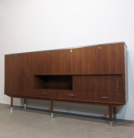 XL Scandinavisch vintage highboard