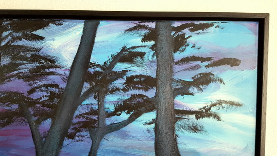 Manou Claire - Tramonto romantico – Dipinti e disegni, Wood, Canvas (photo 7 of 9)