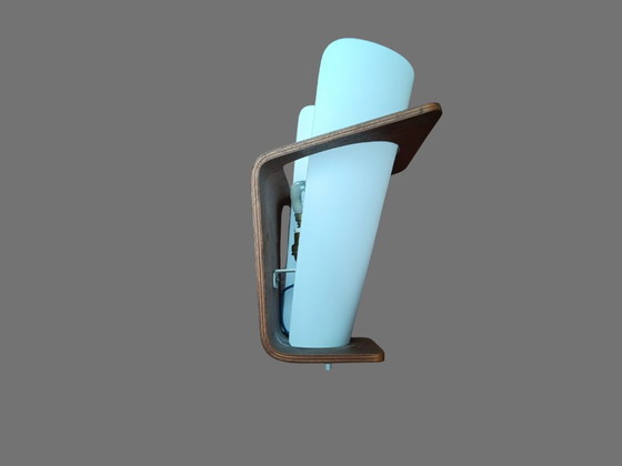 Louis Kalff NX41 Wall Lamp for Philips – 1960s Dutch Design – Wall lights, Wood, Glass (photo 3 of 7)