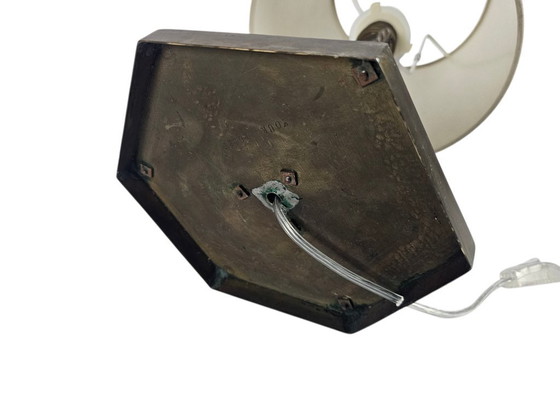 Image 1 of Art déco - style Bauhaus - cuivre - bronze - pieds torsadés - années 1930