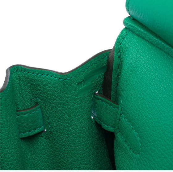 Image 1 of Sac HERMES Birkin 25 en Cuir Vert - 103385 Verkoopprijs