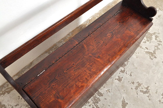 Image 1 of Antique Flip-Pop Bench, 1830s