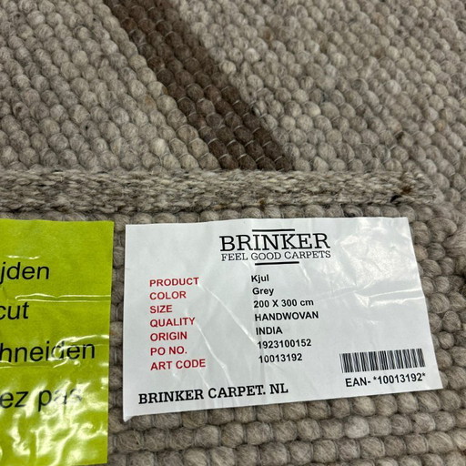 Brinker Carpets Kjul Grey Rug - 200x300cm