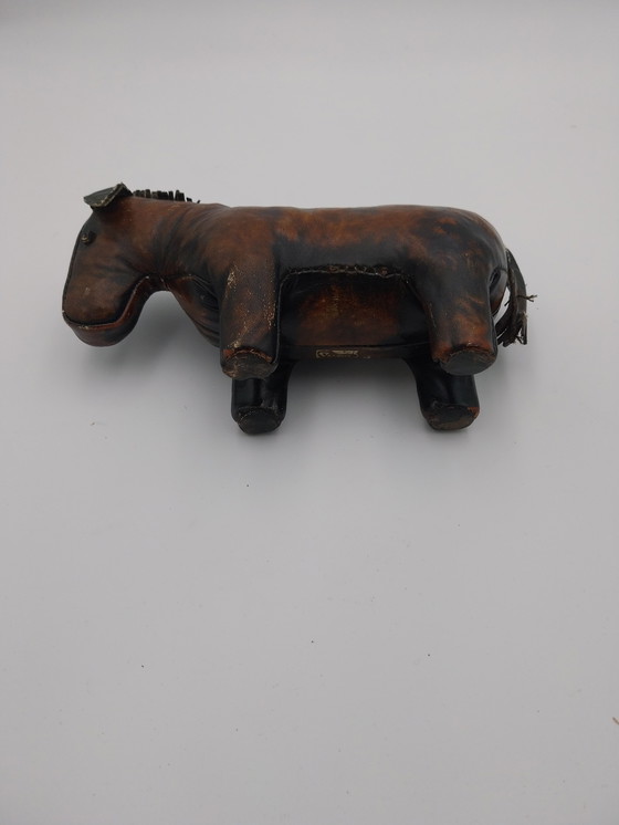 Image 1 of 1 x Dimitri Omersa miniatuur lederen ezel voor  Valenti 1970's 