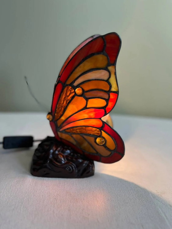 Schmetterlingslampe – Tischlampen, Crystal, Glass, Tiffany (photo 11 of 12)