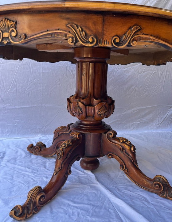 Image 1 of Table de salle à manger baroque italienne