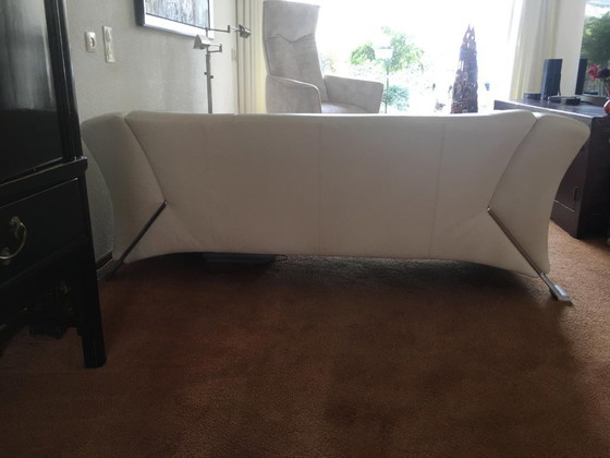 Image 1 of 2.5-seater sofa Rolf Benz - leather - white