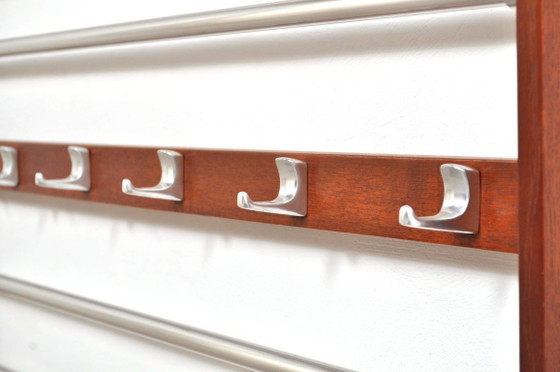 Image 1 of Large vintage wall coat rack from the 1960s