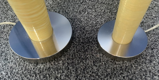 Image 1 of Dos lámparas de mesa - Foscarini - Lite Tavola Grande + Piccola