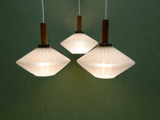 Image 1 of 1960s glass pendant lamp