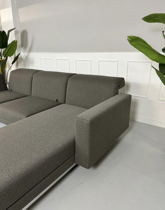 Image 1 of Brühl Moule corner sofa fabric sofa couch gray exhibition piece