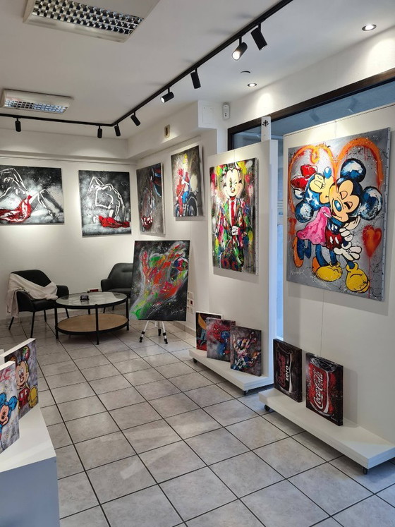 Image 1 of Henry ESCOBAR - Pop Heels - Artist's Painting