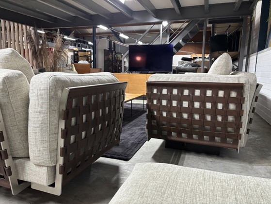 Image 1 of Flexform Cestone Sofas 2 Available Optional Corner Sofa LP 23,180.-