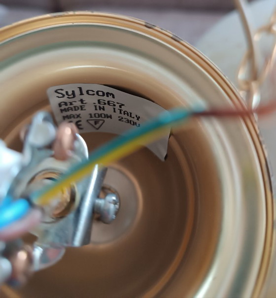 Image 1 of MURANO Elegant Pendant Lamp with Adjustable Height / Sylcom New