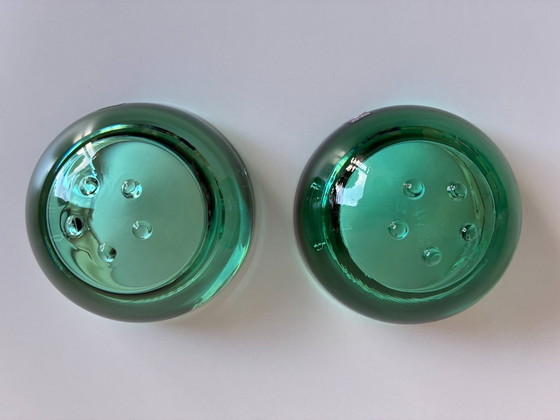 Iittala Ballo Verde Claro, Juego de Dos – Portavelas, Glass (photo 5 of 5)