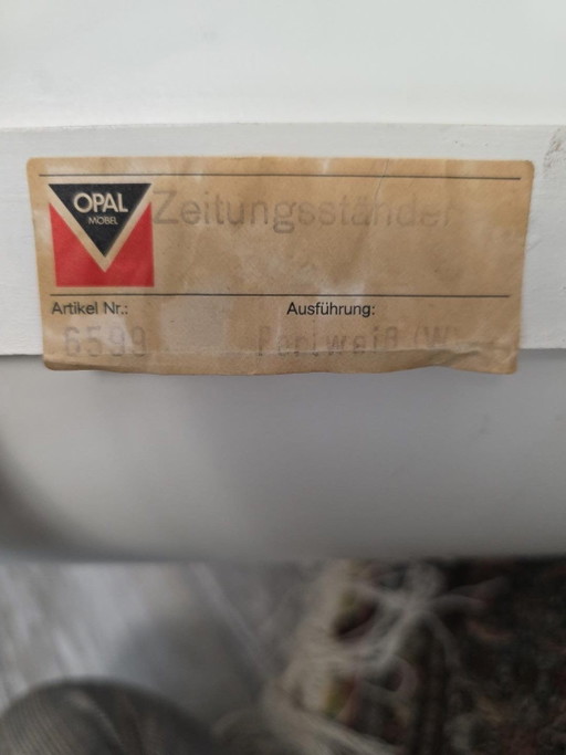 Origineel OPAL Furniture tijdschriftenrek – Vintage jaren 60/70 – Artikel 6599 – Textile (photo 2 of 3)