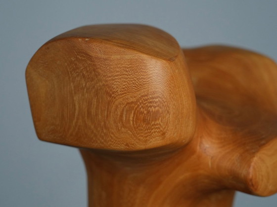 Sculptures Modernistes Biomorphiques en Bois Sculpté, Pays-Bas, Années 1970 – Wood, Vintage (photo 7 of 8)