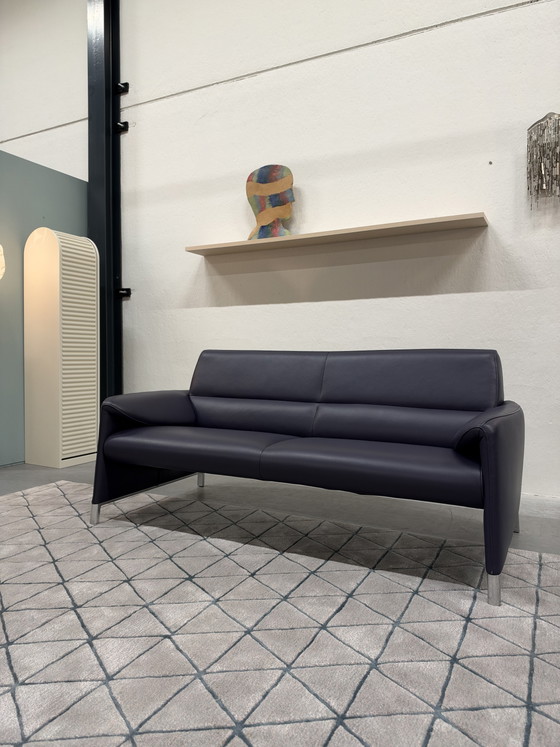 Divano Leolux Felizia 2,5 posti Senso Indigo, Divani 2 posti, Pelle, Multicolore (foto 6 di 6)