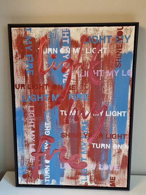 Modernes Kunstwerk "Light my fire" Ruud de Wild