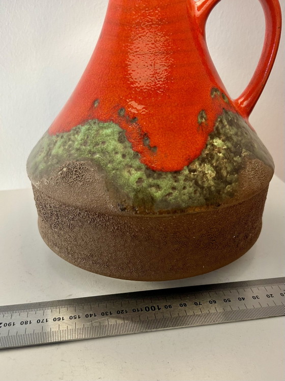 Image 1 of Draadloze vaaslamp van West-Duits aardewerk