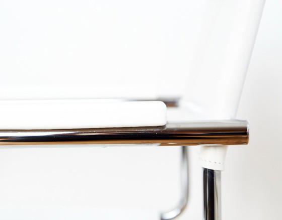 Set di 4 poltrone Modello S34 di Mart Stam per Thonet – Sedie da pranzo, Leather (photo 7 of 21)