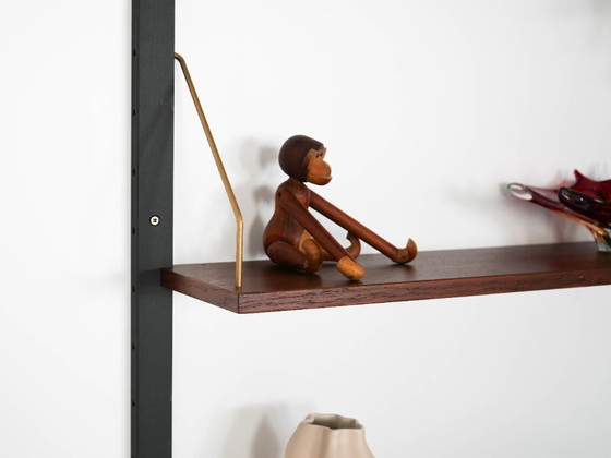 Image 1 of Teakhouten wandrek, Deens design, jaren 60, gemaakt in Denemarken.