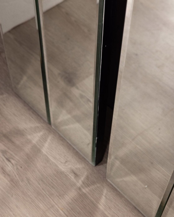 Image 1 of Coppia di appendiabiti da parete con specchi vintage del design italiano degli anni '70