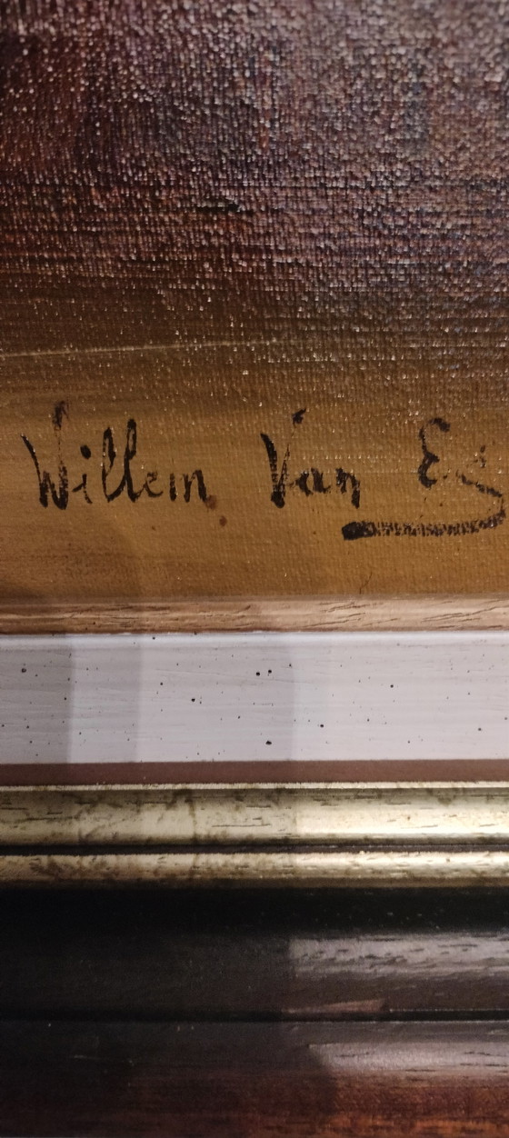 Image 1 of Nature morte peinte par l'artiste néerlandais Willem Van Es (1904-1976)