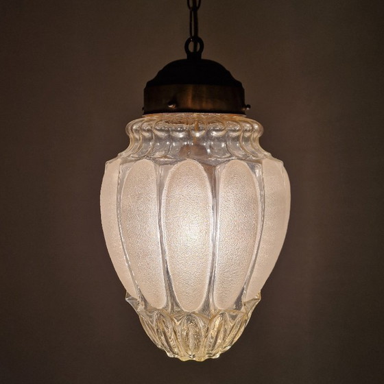 Image 1 of Italian Mazzega Murano Glass Pendant Lamp, 1970s