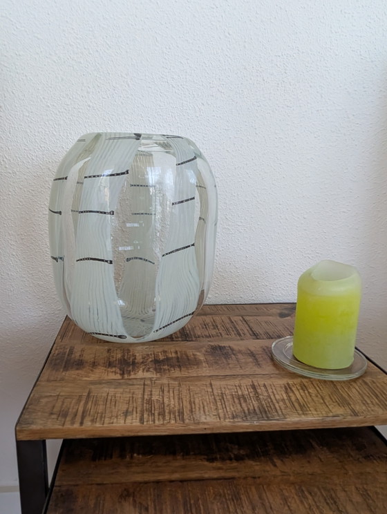 Image 1 of Henry Dean vase made of mouth-blown glass of 4333 grams!
